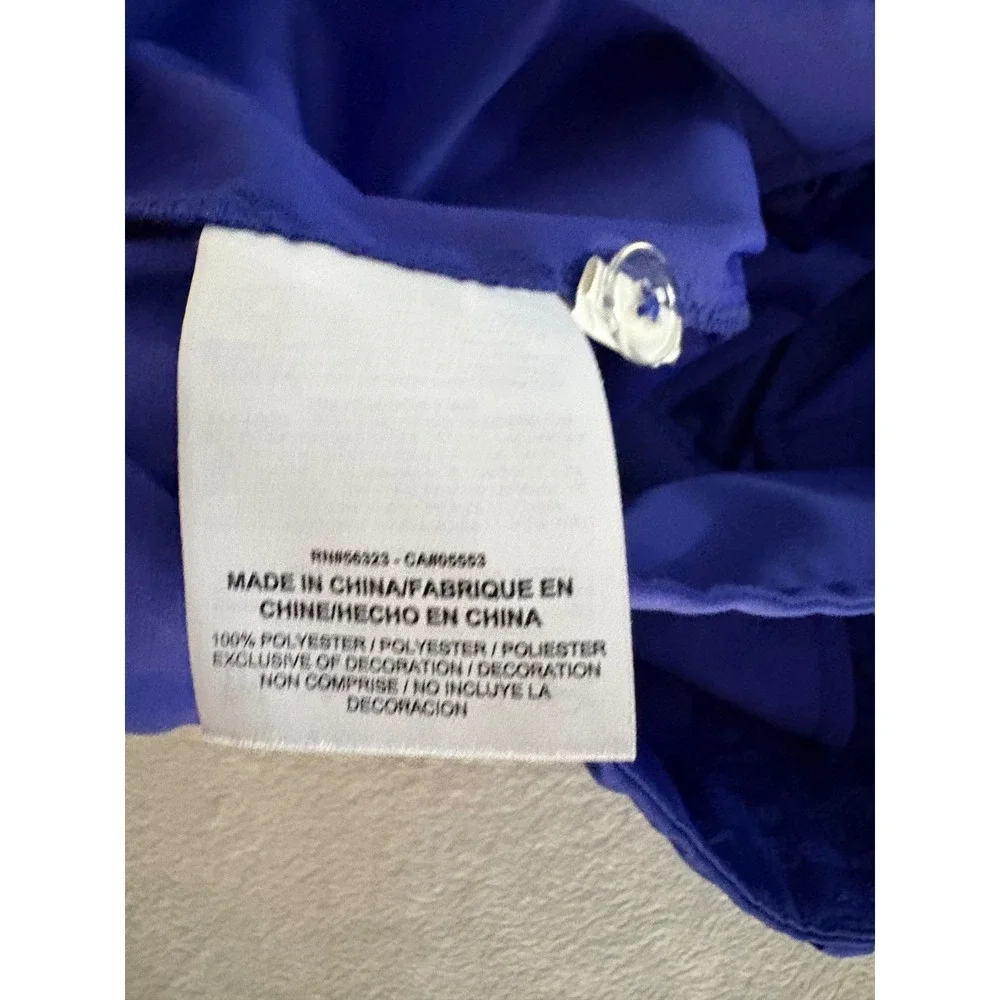 Nike Golf Dri-FIT Womens Shorts Size 8 Royal Blue Purple Flat Front Athletic